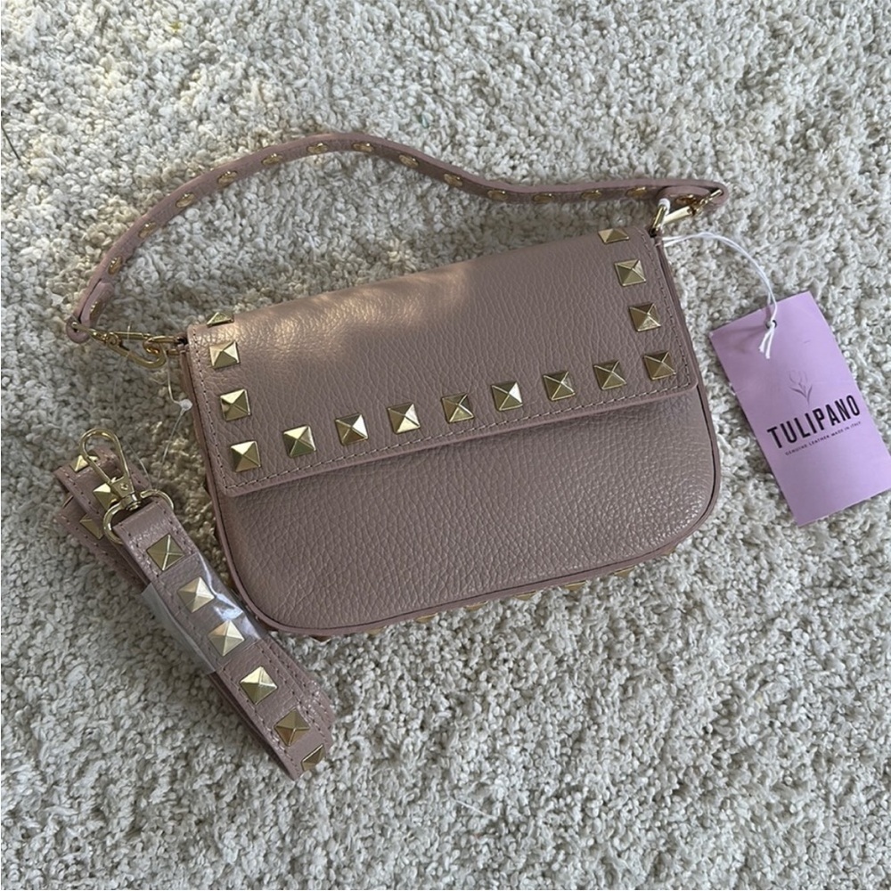 Tulipano Mini Leather Purse/Crossbody Bag